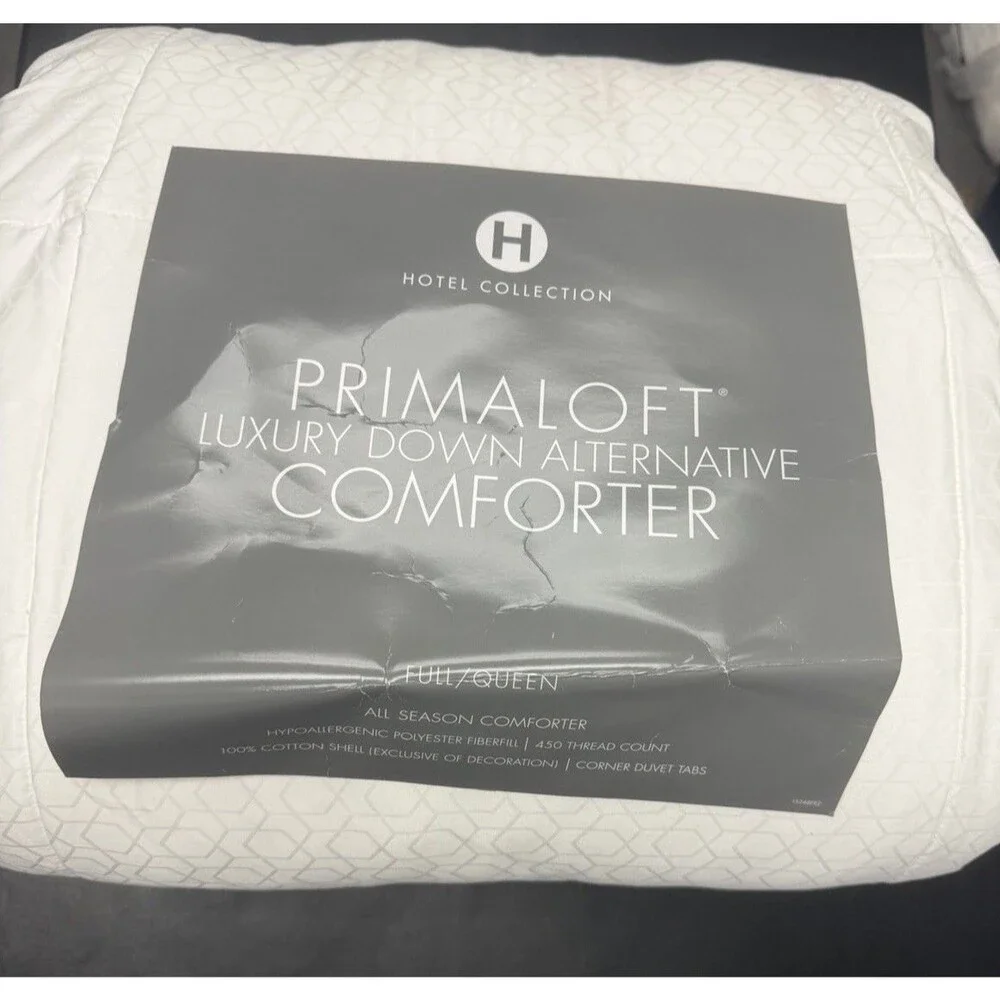 Hotel Collection Primaloft FULL/QUEEN Luxury Down Alternative Comforter
